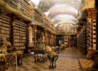 Tres bibliotecas barrocas en Europa