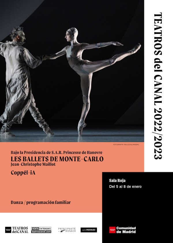 Les Ballets de Monte Carlo estrena en Teatros del Canal Coppél i.A, una versión robótica del ballet de Léo Delibes | Danza Ballet