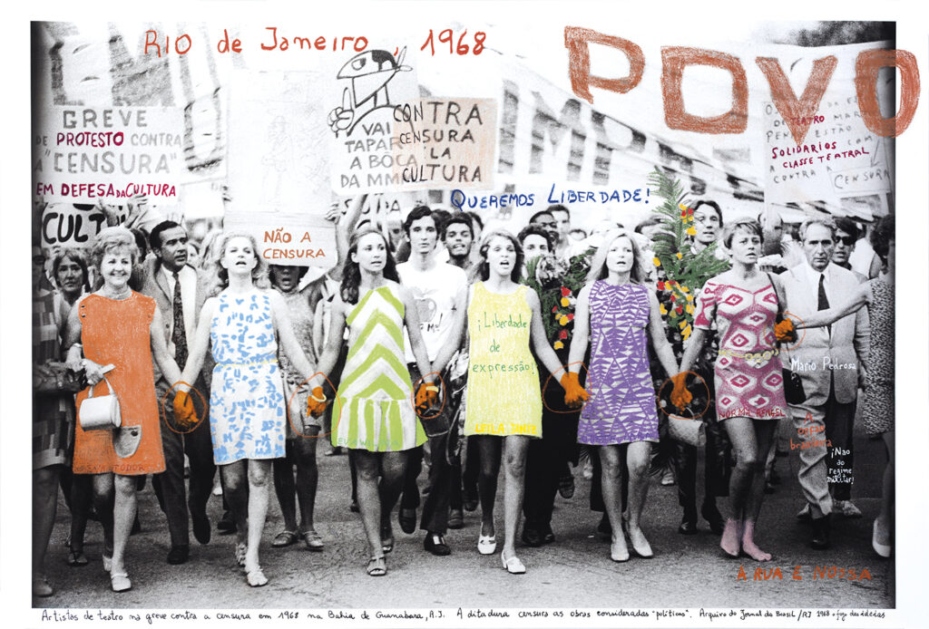 Marcelo Brodsky. Río de Janeiro, 1968. A rua e nossa, 2015. De la Serie “1968. El fuego de las ideas”. © Marcelo Brodsky. Cortesía Galería Freijo