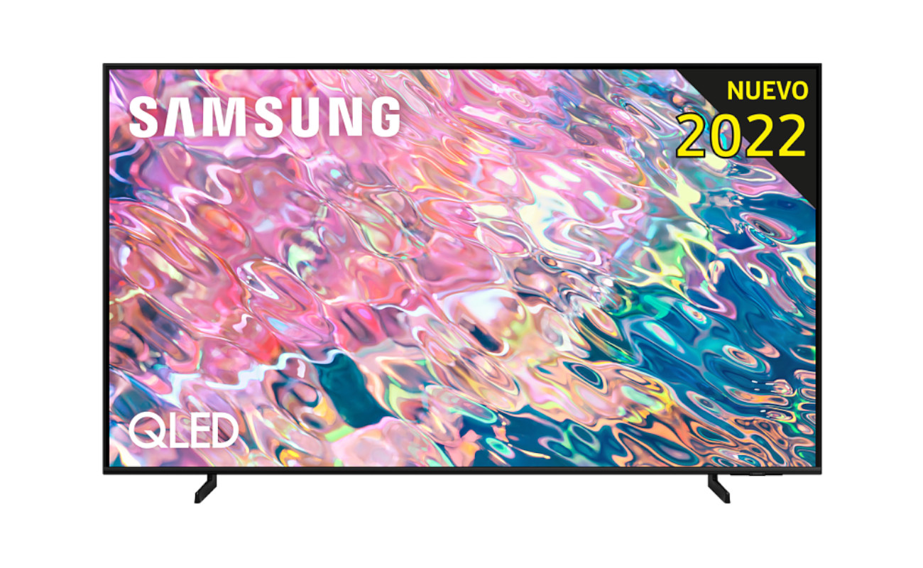 Smart TV QLED Samsung QE75Q60BAUXXC de 75 pulgadas con panel QLED 4K, Procesador QLED 4K Lite.