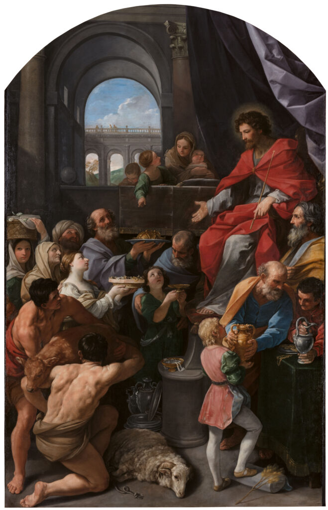 Guido Reni. El triunfo de Job, 1636. Catedral de Notre-Dame, París