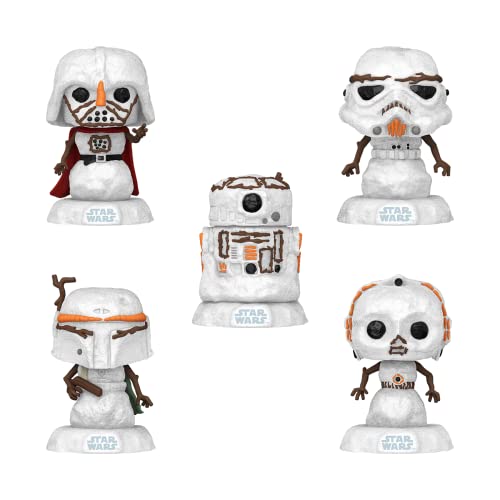 Funko Pop Star Wars: Holiday- Snowman 5PK - Exclusive to Amazon
