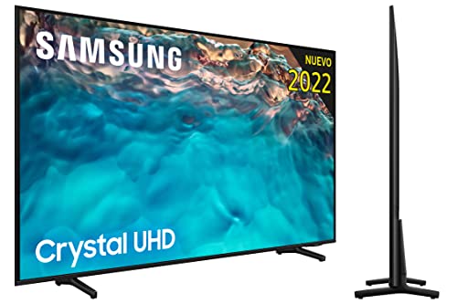 Samsung TV Crystal UHD 2022 50BU8000 - Smart TV de 50", 4K UHD, Procesador Crystal UHD, Contast Enhancer con HDR10+, Q-Symphony y Alexa integrada.