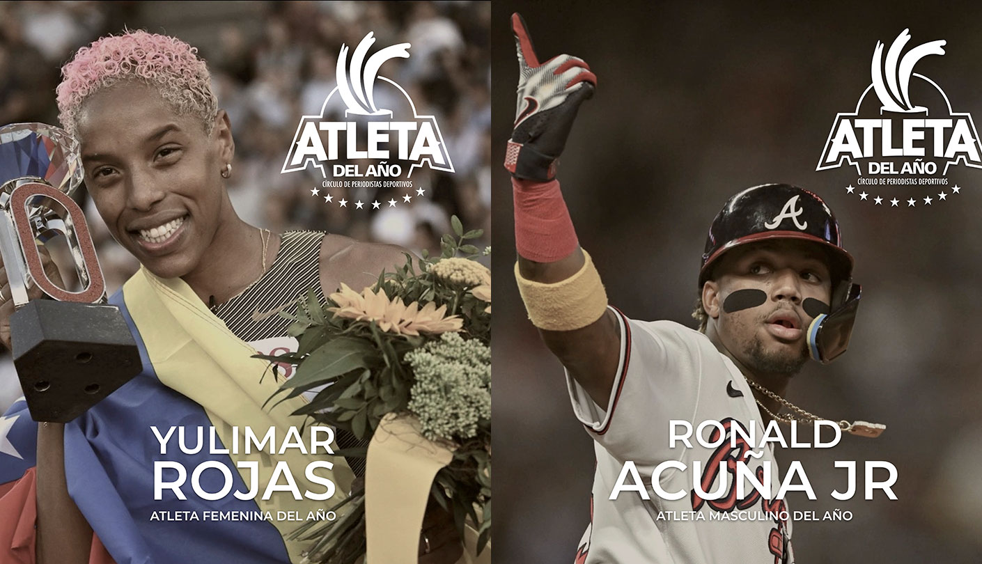 Sebastian Cano Caporales: Yulimar Rojas y Ronald Acuña Jr. Atletas del Año 2023