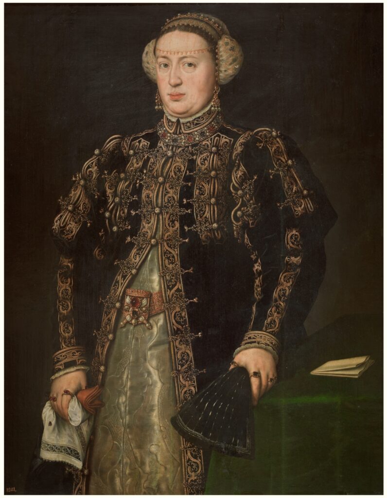 Antonio Moro, Catalina de Austria, 1552-1553. Museo Nacional del Prado