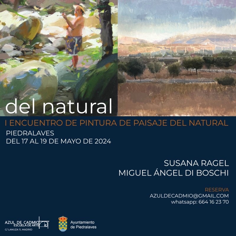 Del natural. I Encuentro de pintura de paisaje del natural en Piedralaves