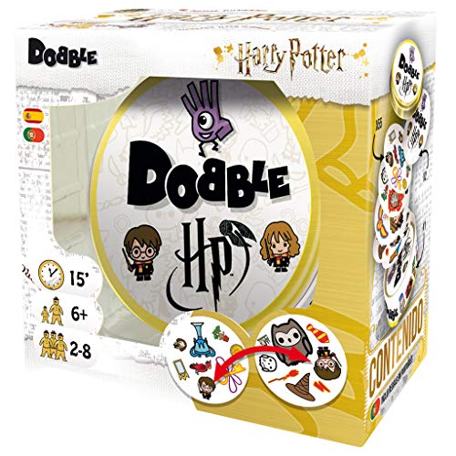 Zygomatic | Dobble Harry Potter | Juego de Cartas | Juego para Niños a Partir de 6 Años | A Partir de 6 Años | De 2 a 8 Jugadores | 15 Minutos por Partida | En Español y Portugués