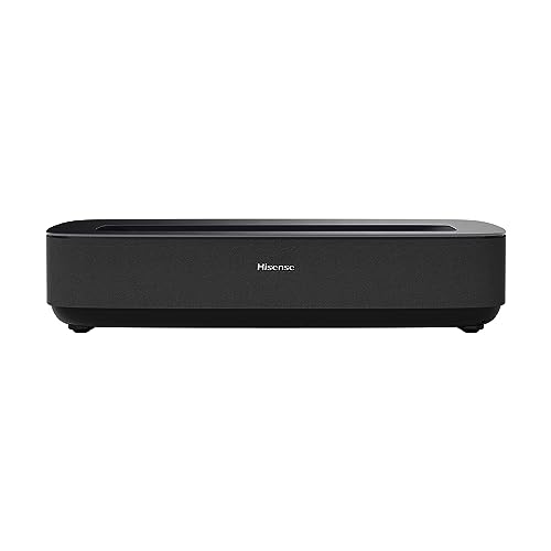Hisense PL1SE - Laser Cinema PL1SE 4K 2023 - Proyector Smart TV 4K Tiro Ultracorto 80-120", Fuente láser, 2100 Lumens ANSI, Contraste 3000:1 Nativo, Dolby Vision-Atmos, Airplay, HDMI 2.1, Alexa