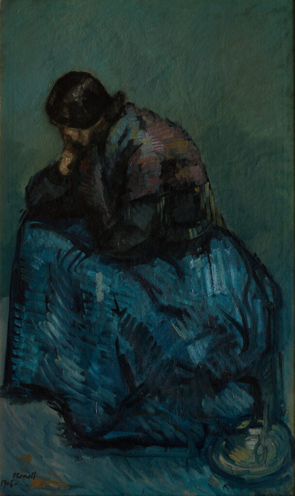 Isidre Nonell. Estudio de gitana, 1906. Colección Masaveu