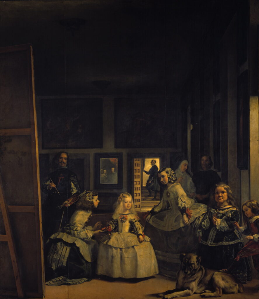 Velázquez. Las Meninas, 1656 (antes de la restauración). Museo Nacional del Prado