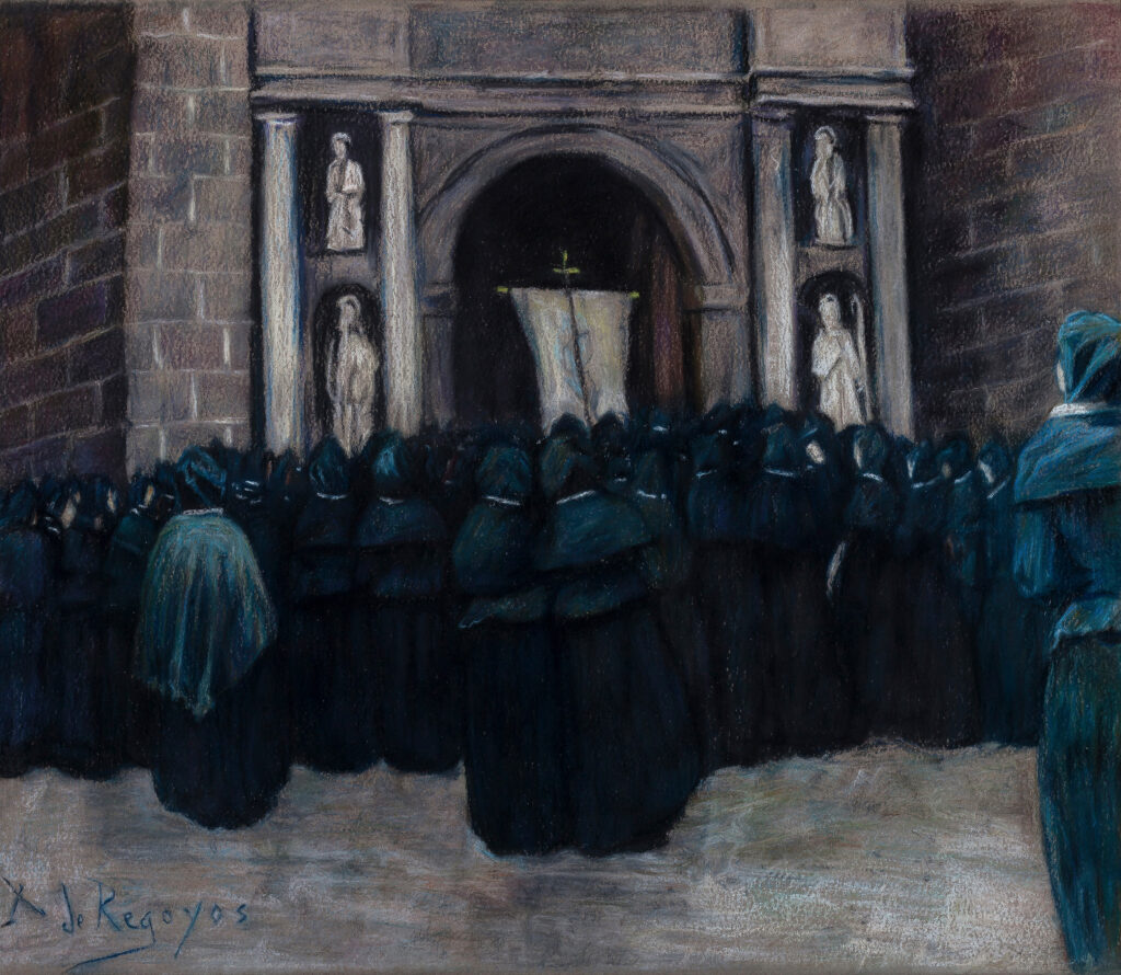 Darío de Regoyos. Las hijas de María (Servantes de Marie), 1891. Colección particular