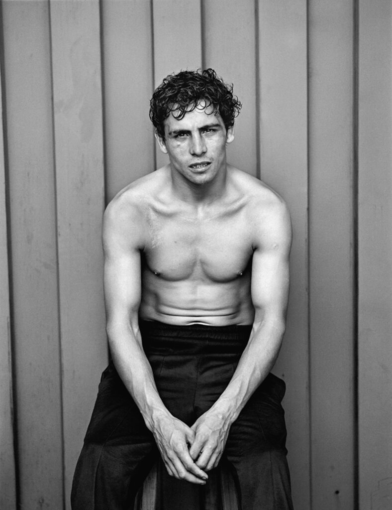 Paz Errázuriz. Boxeador VI, Santiago. Serie Boxeadores. El combate contra el ángel, 1987. Colecciones Fundación MAPFRE