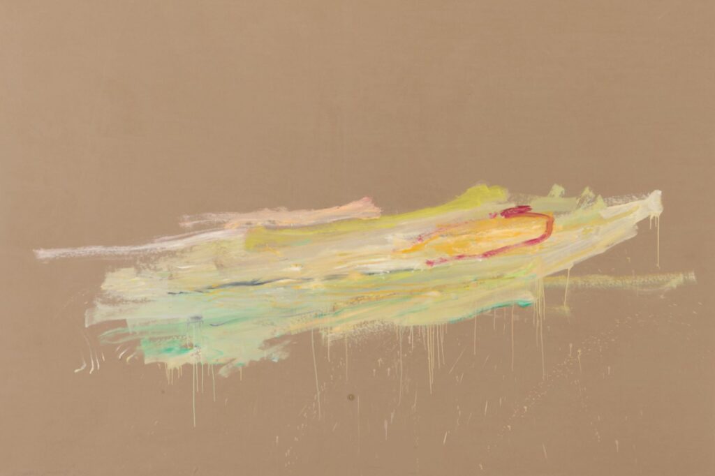 Martha Jungwirth. Sin título. Édouard Manet, El espárrago, 2023. Thaddaeus Ropac Gallery. Fotografía: Ulrich Ghezzi