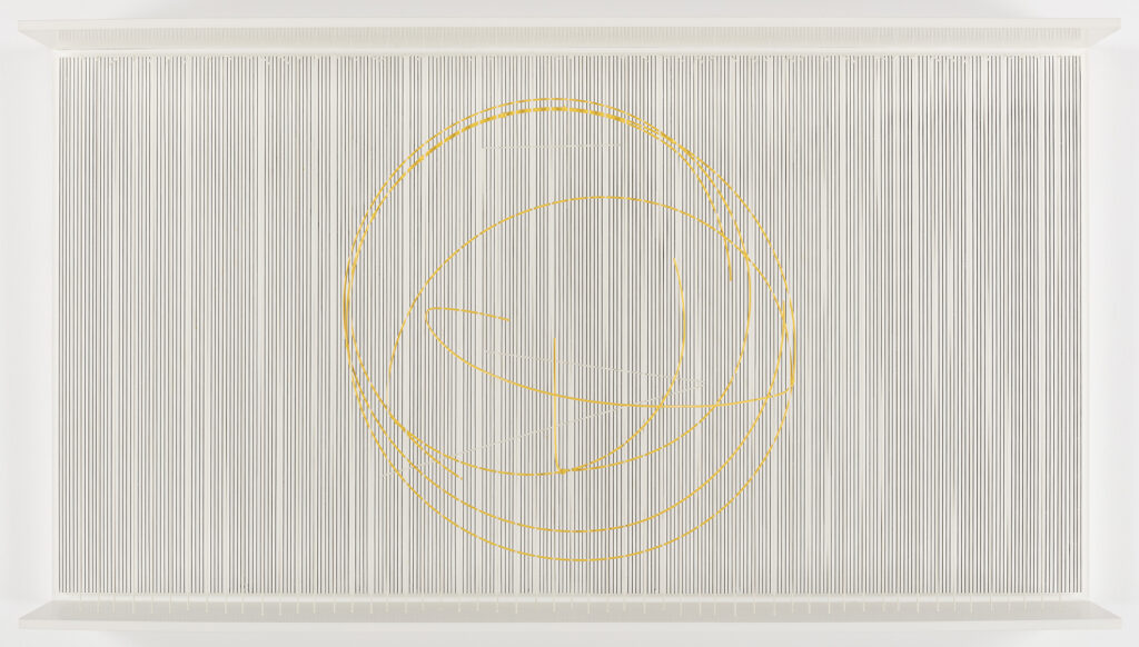 Jesús Rafael Soto. Blanca y amarilla, 1998