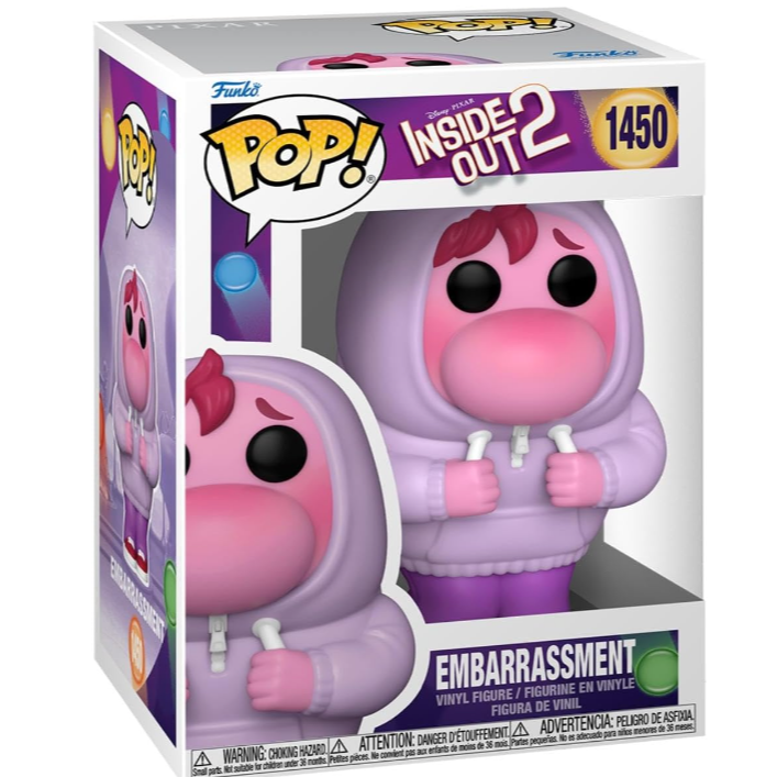 Funko Pop! Disney: Inside out 2- Embarrassment - Figura de Vinilo Coleccionable - Idea de Regalo- Mercancia Oficial - Juguetes para Niños y Adultos - Movies Fans - Muñeco para Coleccionistas
