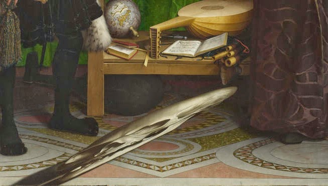 Hans Holbein. Los embajadores, 1533. National Gallery, Londres