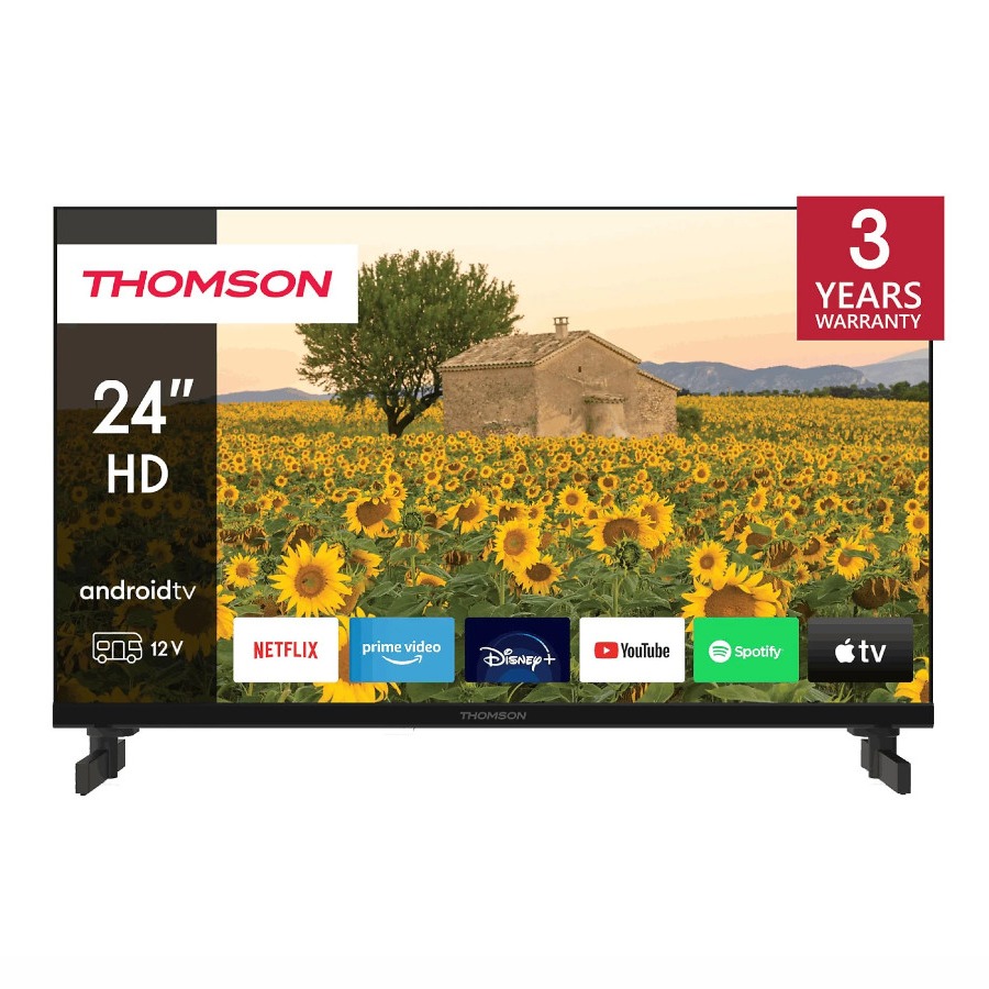 Thomson 24HA2S13C, HD, ARM CA55 Quad core, Adaptador 12 V, Android TV