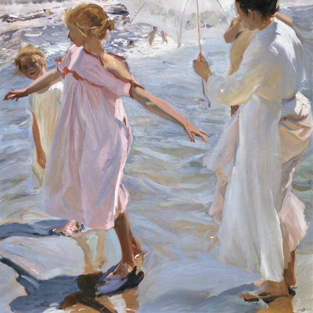 Joaquín Sorolla. La hora del baño, 1909. Fundación Museo Sorolla