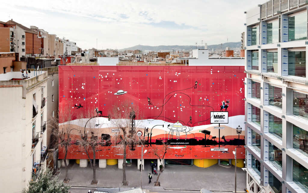 Héctor Francesch. Intervención en el Hotel Mimic. Barcelona, 2011