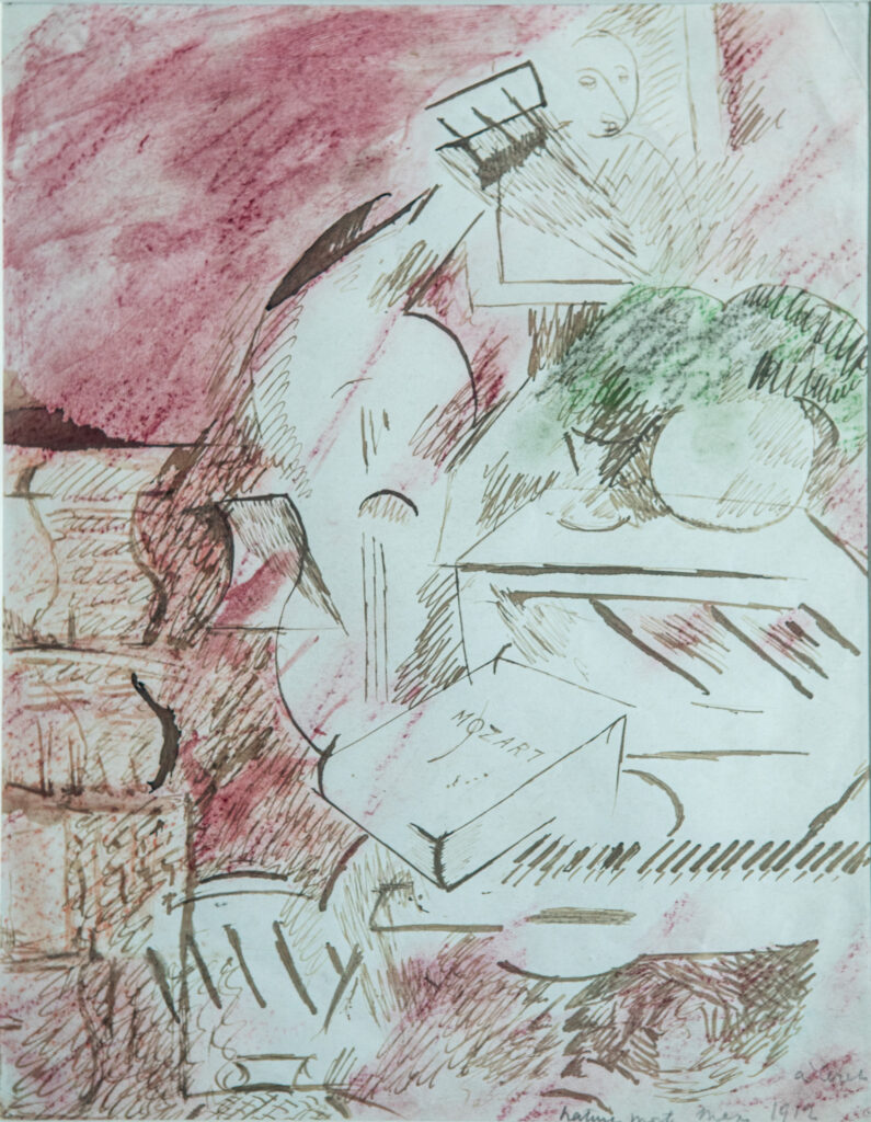 Max Jacob. Nature morte Mozart, 1912. Colección particular