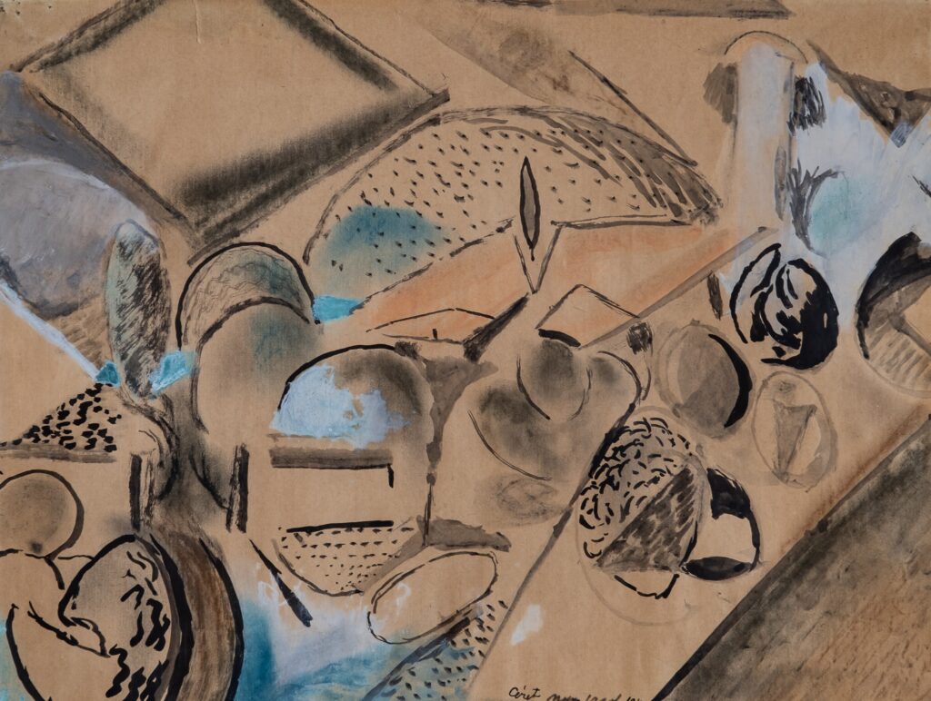 Max Jacob. Paysage de Céret, 1910. cm, Museo de Arte Moderno de Céret