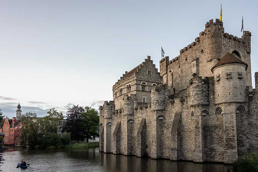 Castillo de los Condes, Gante. Foto: Andrés Valentín-Gamazo