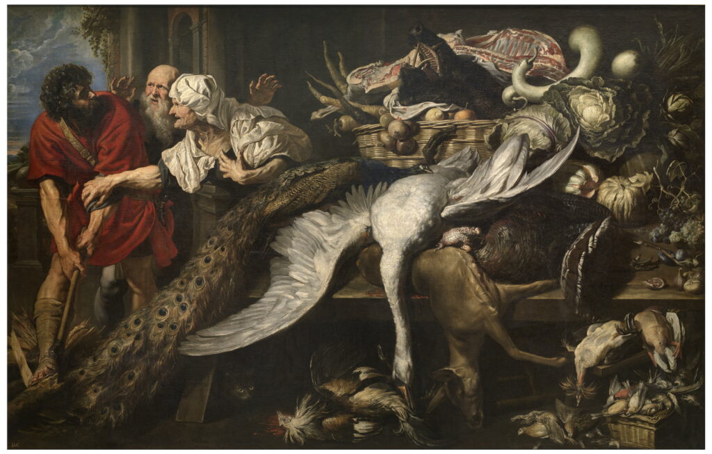 Pedro Pablo Rubens y Frans Snyders. Filopómenes descubierto, hacia 1609-1610.  Museo Nacional del Prado