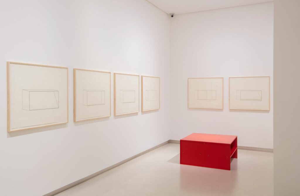 Judd. Dibujos, grabados, muebles. Galería Elvira González