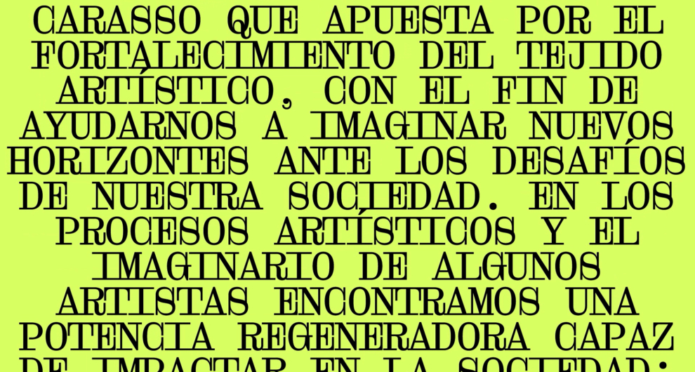 Arte por venir: convocatoria para la creación artística