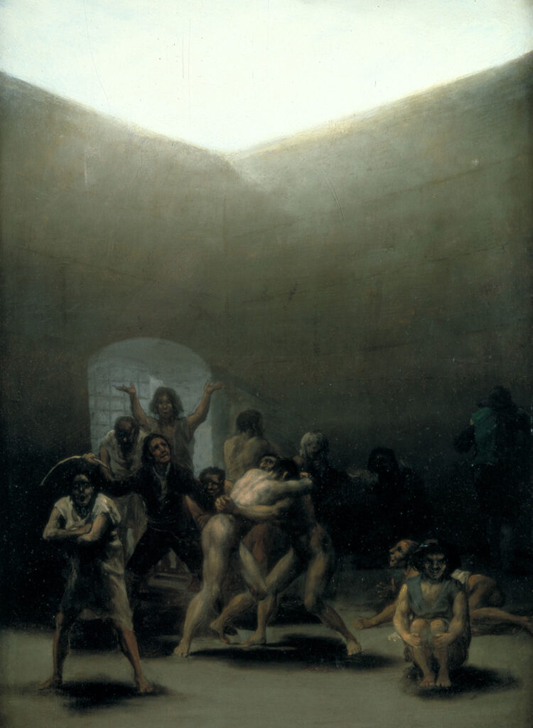 Francisco de Goya. Corral de locos, 1794. Meadows Museum, Dallas