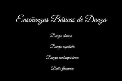 IMÁGENES: Video promocional Enseñanzas Básicas de Danza