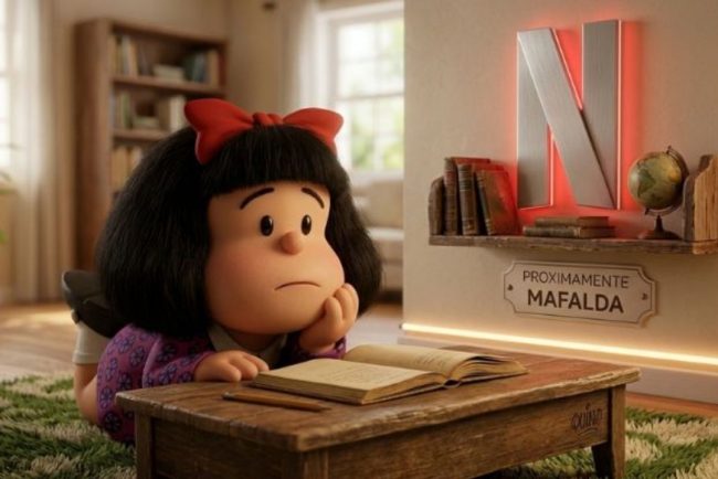 Netflix revela primera imagen de la serie animada de Mafalda