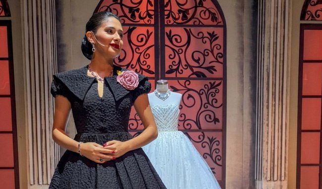 Venezolana protagonista de "Evita" en Dominicana es entrevistada por Aquilino José Mata
