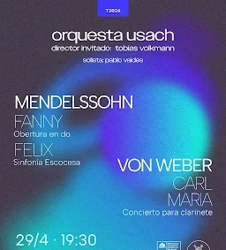 los hermanos Mendelssohn protagonizan el próximo concierto de la Orquesta Usach