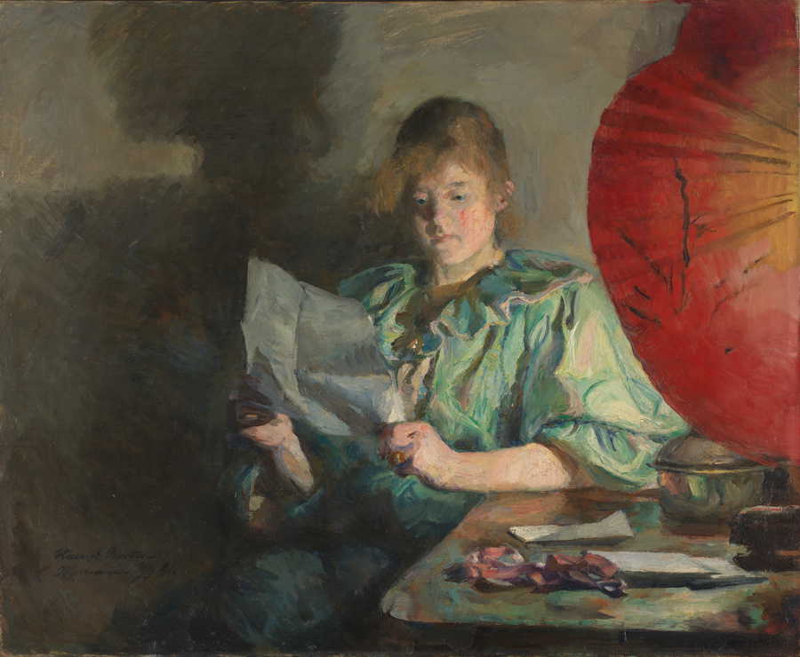 Harriet Backer. Atardecer, interior, 1896. © Oslo, Nasjonalmuseet for kunst, arkitektur og design