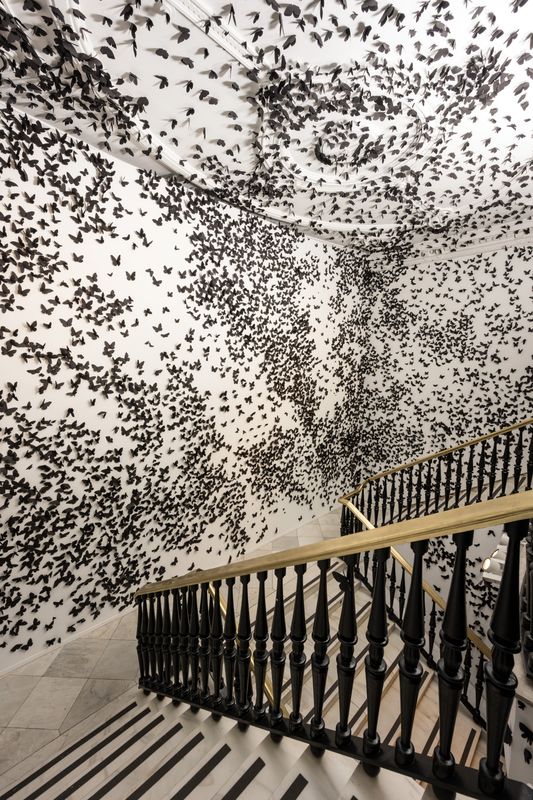 Carlos Amorales. Nube negra. Fundación Casa de México en Madrid