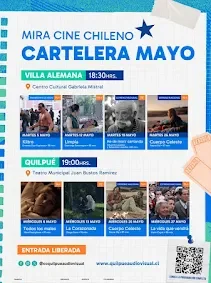 En mayo el cine chileno se vive en Villa Alemana y Quilpué con cinco estrenos nacionales