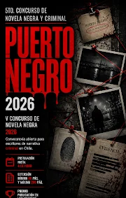 Universidad Andrés Bello abre convocatoria internacional para el 5° Concurso de Novela Negra “Puerto Negro 2026”