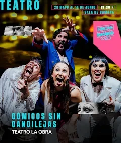 Vuelve a los escenarios Cómicos sin Candilejas de Teatro La Obra