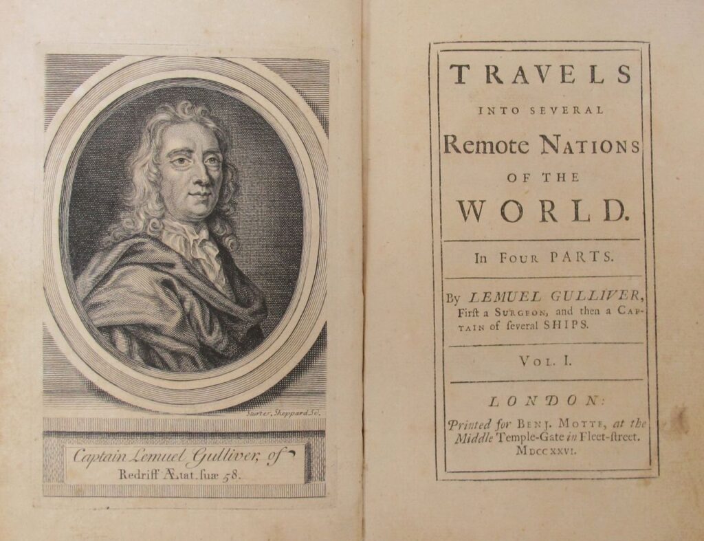 Jonathan Swift. Los viajes de Gulliver, 1726. Robinson Library