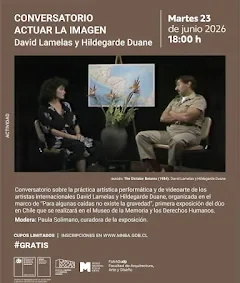 Conversatorio sobre videoarte y performance con David Lamelas y Hildegade Duane