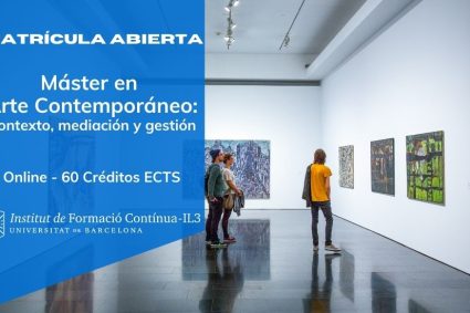 Convocado el Máster en Arte Contemporáneo de la Universidad de Barcelona
