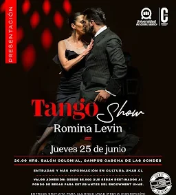 Cultura acompañada: “Tango Show”. Romina Levin