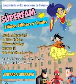 Edición Stickers y Cómics” inaugura las vacaciones de invierno 2026 en la Biblioteca de Santiago
