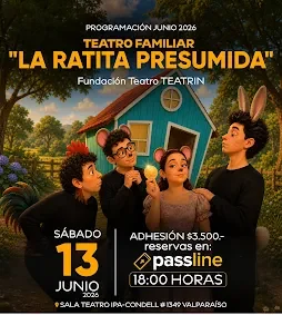 Obra infantil “La ratita presumida” se presenta en Valparaíso e invita a imaginar, jugar y sentir en familia