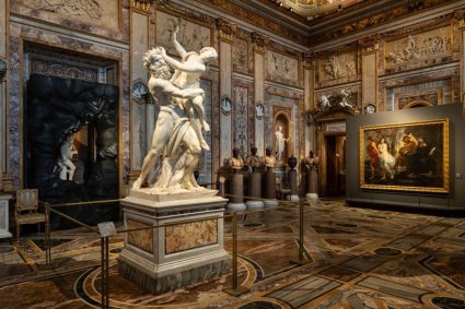 Ovidio como entrada a todas las artes, en la Galleria Borghese