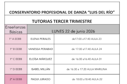 Tutorías grupales (lunes 22 de junio)