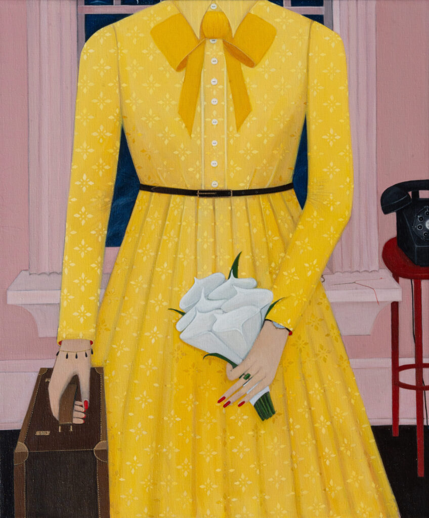 Angela Burson. Farewell in yellow, 2026. Cortesía Rafael Pérez Hernando