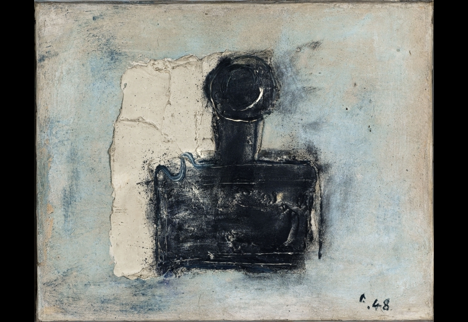 Jean Fautrier. L´encrier (de Jean Paulhan), 1948. Musée d´Art Moderne de la Ville de París