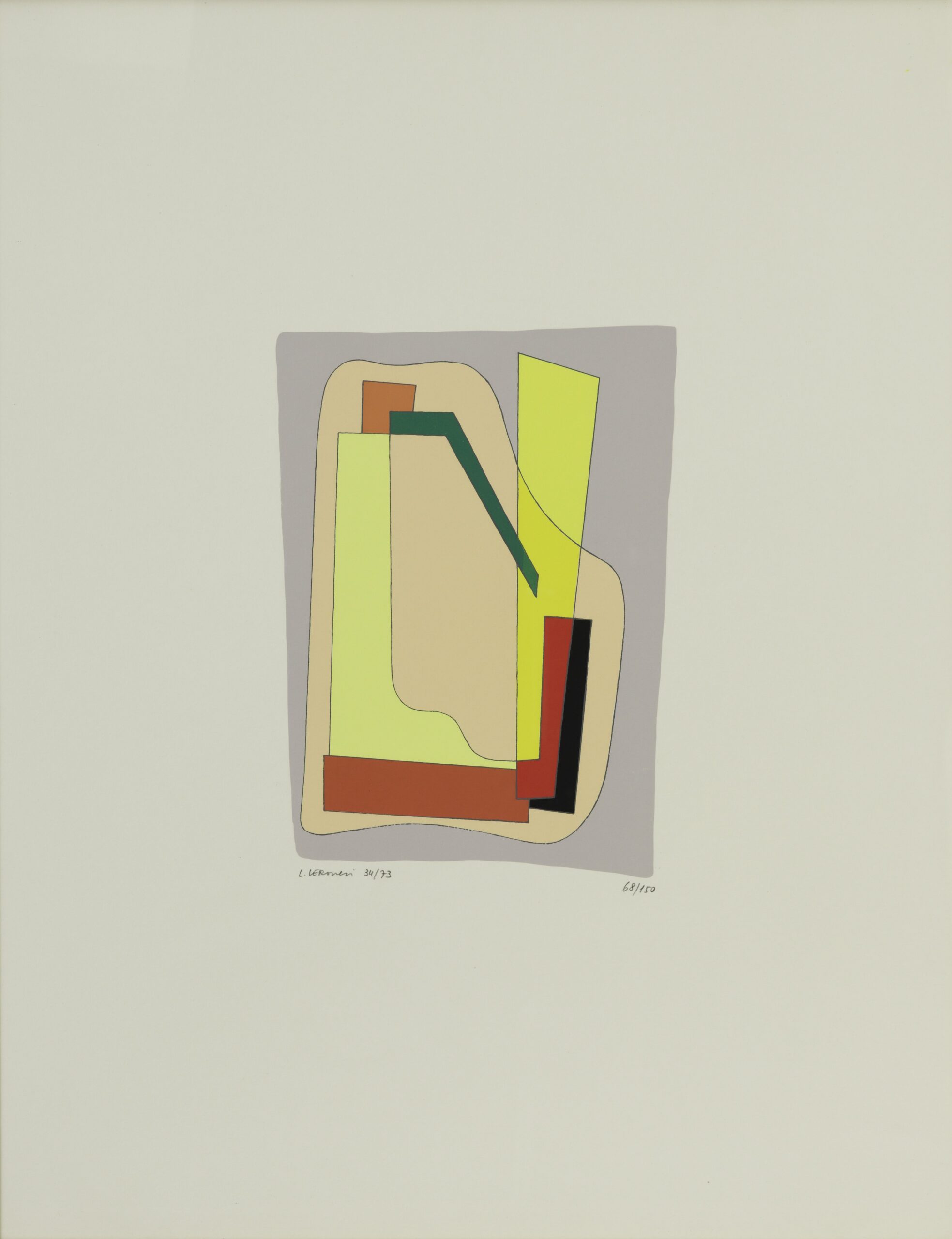 Luigi Veronesi. Composition, 1934. Edición 1973